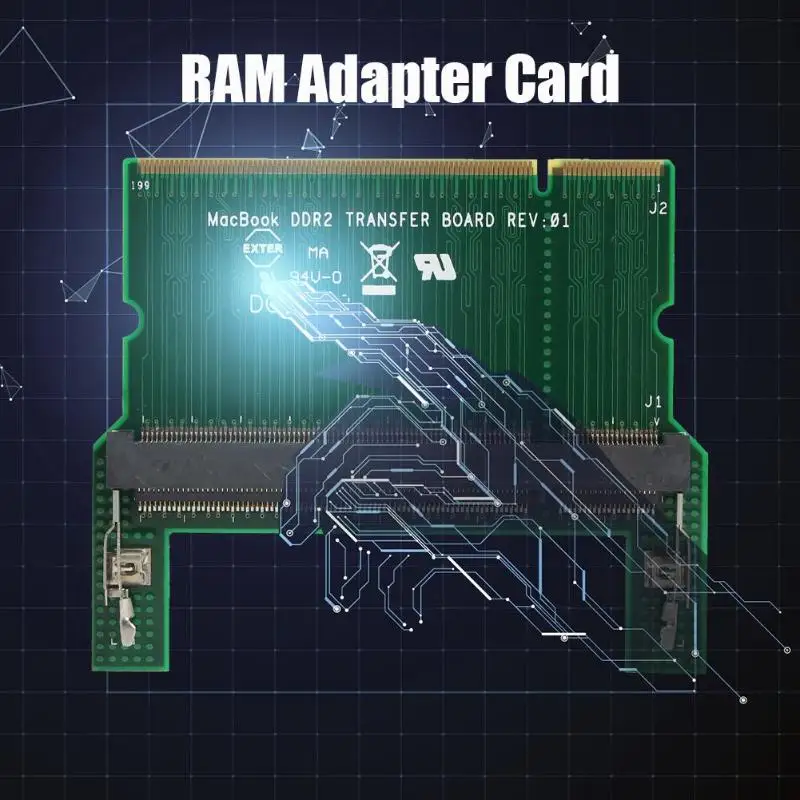 DDR2/DDR3 ноутбук SO DIMM к настольному адаптер памяти RAM карта двусторонний чип с
