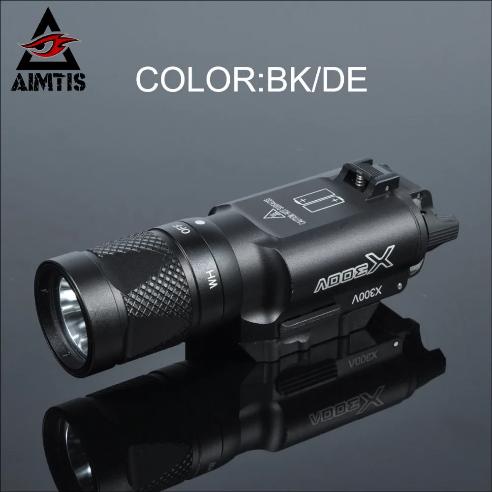 AIMTIS X300 серии X300V ИК фонарик тактический светодиодный ночник для оружия Glock 17 18 18C