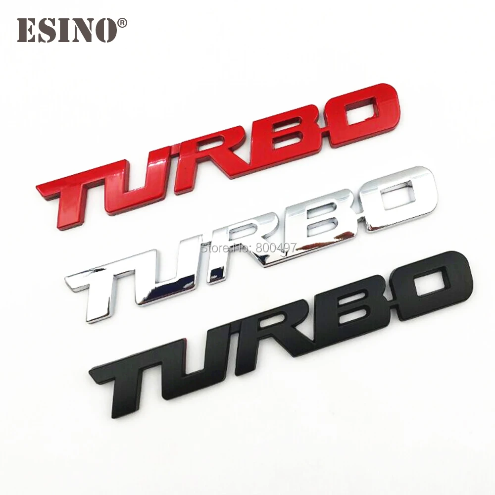 Стайлинг автомобиля Turbo Boost загрузка 3D металлический хром Ninc Сплав эмблема значок