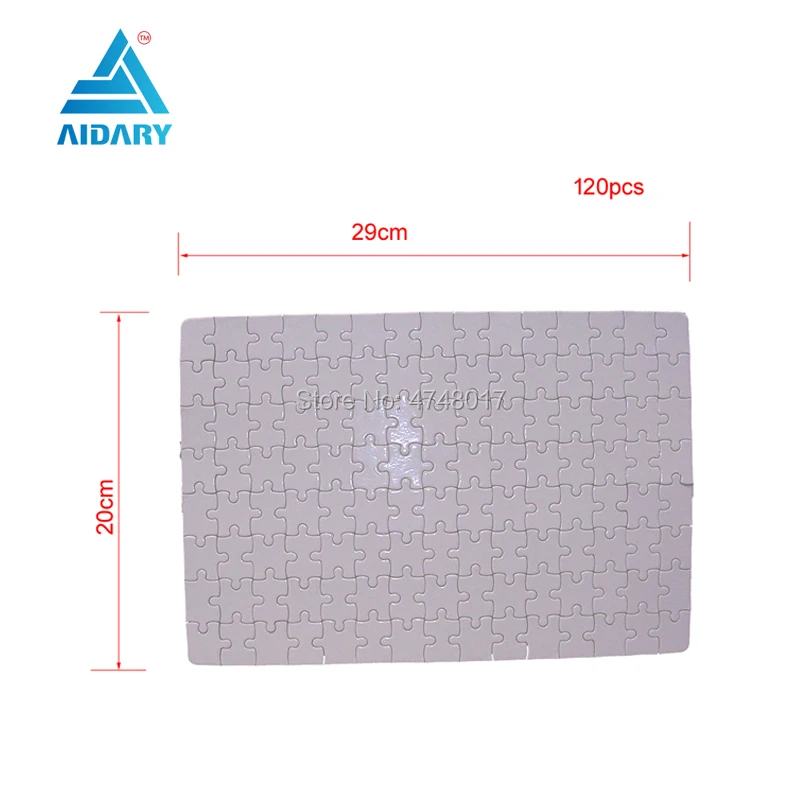 AIDARY 20pcs 13*18CM Customized Blank Jigsaw Puzzle 12small pieces | Компьютеры и офис
