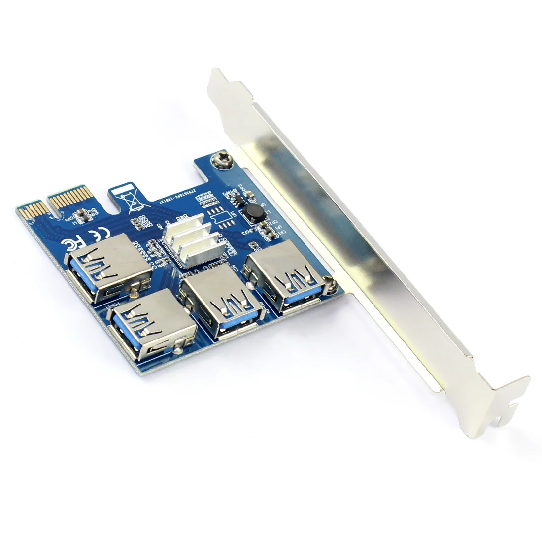 Карта расширения PCIe 1-4 PCI Express 16X адаптер с портом PCI-E 1X на внешний 4 слота PCI-e |