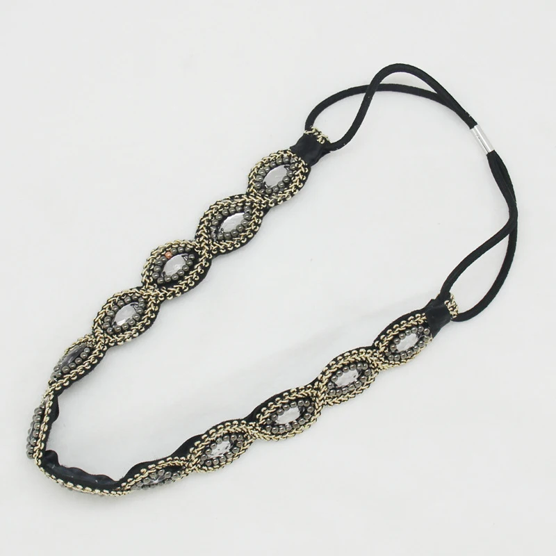 Ободок для волос с бусинами ручной работы в стиле вестерн украшенный аксессуар