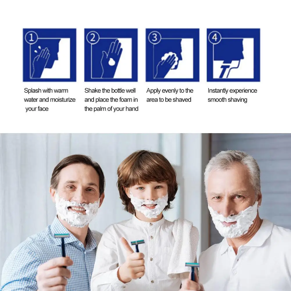 3 типа 50 г крем для бритья пены мужчин Питательный Гель смягчение бороды уход за