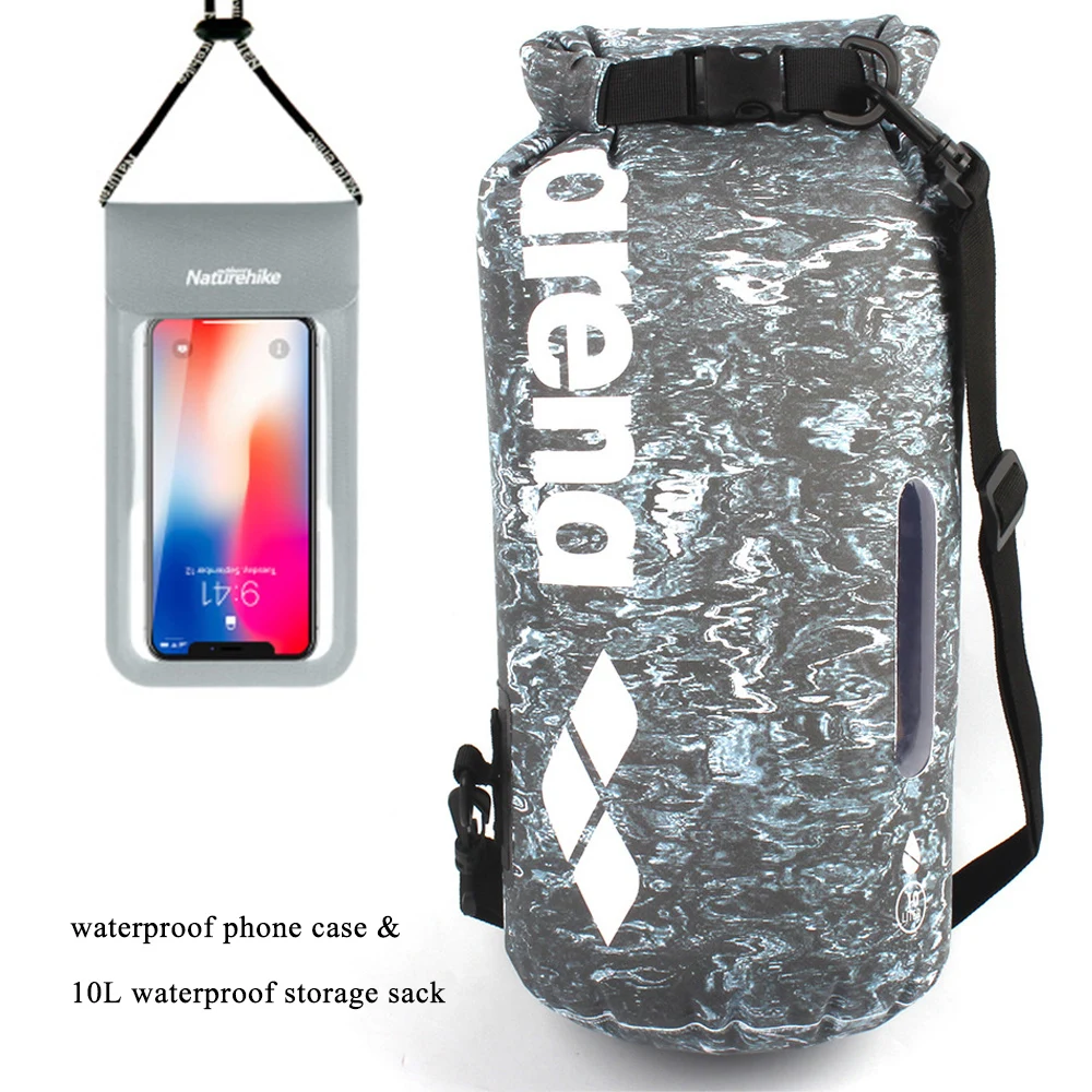 10л Водонепроницаемая сухая сумка с водонепроницаемым чехлом для телефона Сумка