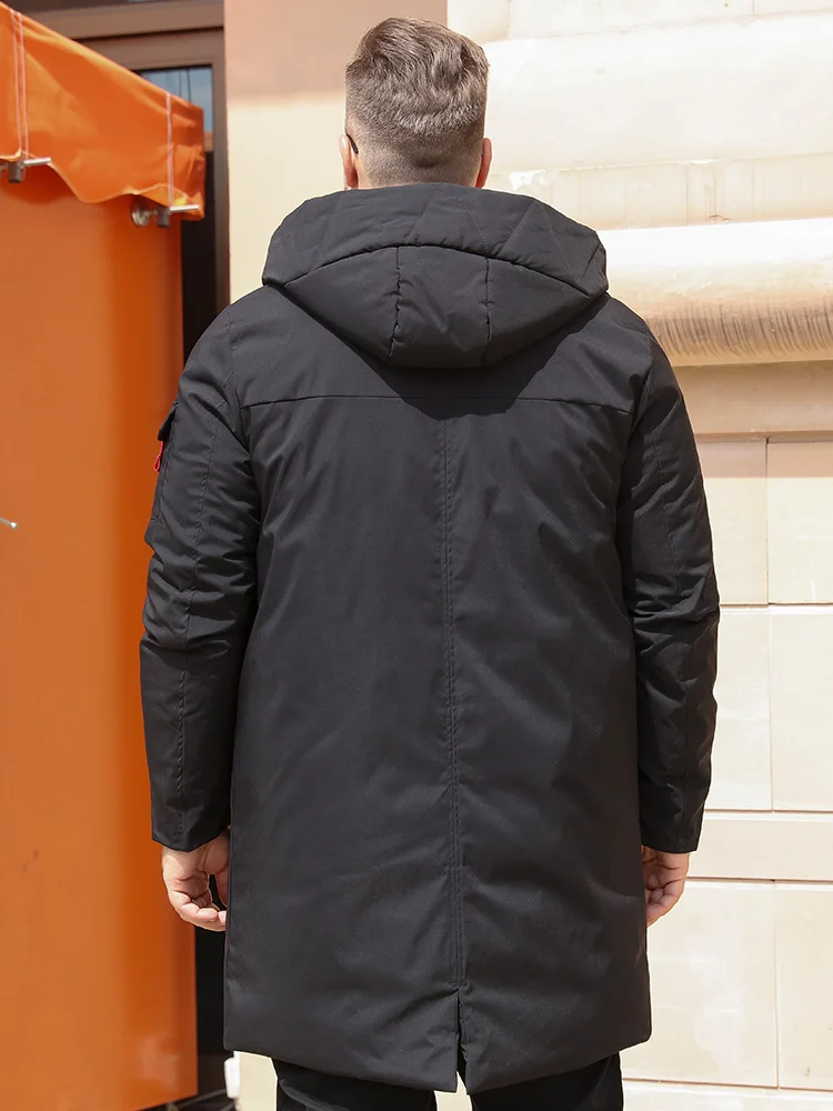 Зимние куртки для мужчин большие размеры 10XL 9XL 8XL XL Длинные ветрозащитные с