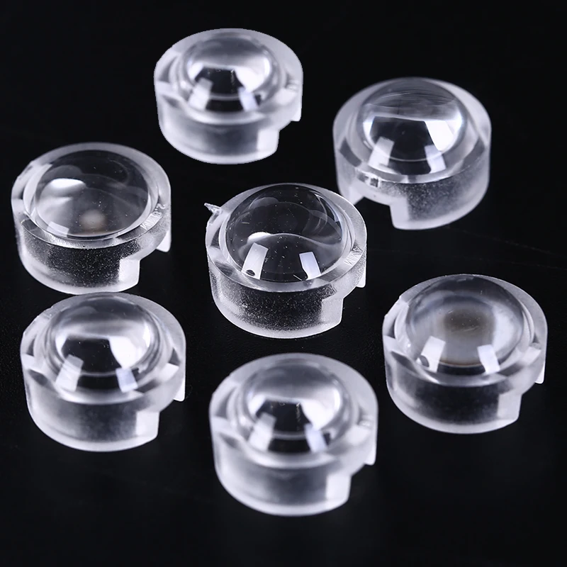 

10PCS/lot 13mm IR Lens 15 30 45 60 90 100 Degree Needn't Holder For 1W 3W 5W High Power LED Diode Convex Reflector Collimator