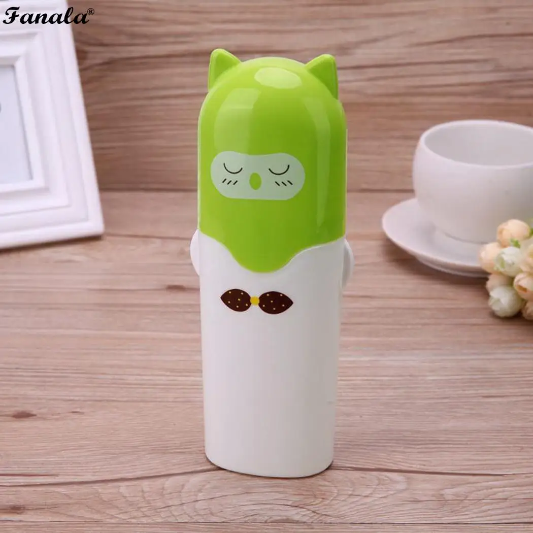 Портативный держатель для зубной пасты и щетки Набор чашек путешествий ванной