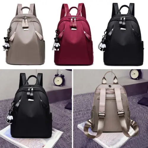 

Women PU Leather Backpack Shoulder Travel School Bag Rucksack Satchel