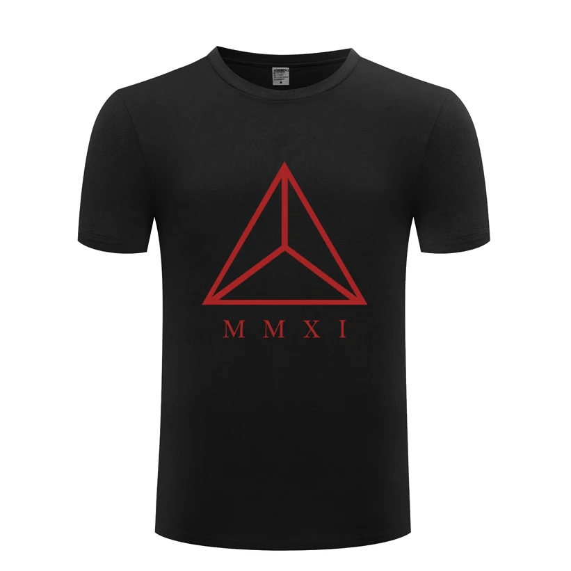 Мужская футболка MMXI SWAG Rock Music повседневная хлопковая с коротким рукавом и круглым