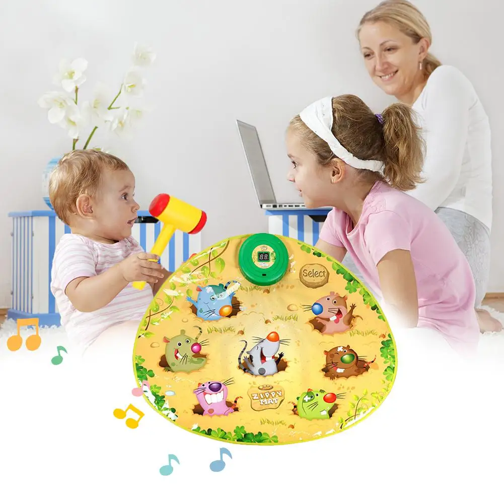 Children's Toy Whac A Mole Game Dance Mat Puzzle Music Toys Educational For Children |
