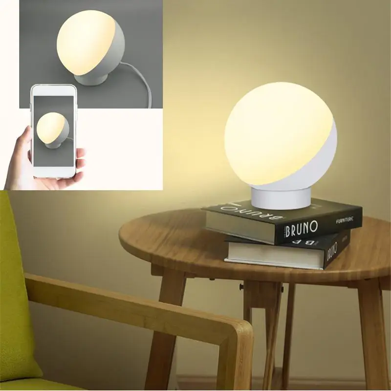 Светодиодная настольная лампа Smart Wifi с голосовым управлением светодиодный