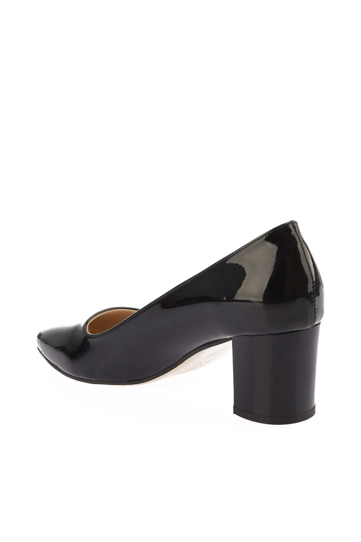 Trendyol/черные лакированные женские туфли на высоком каблуке TAKSS19CS0024 | Обувь