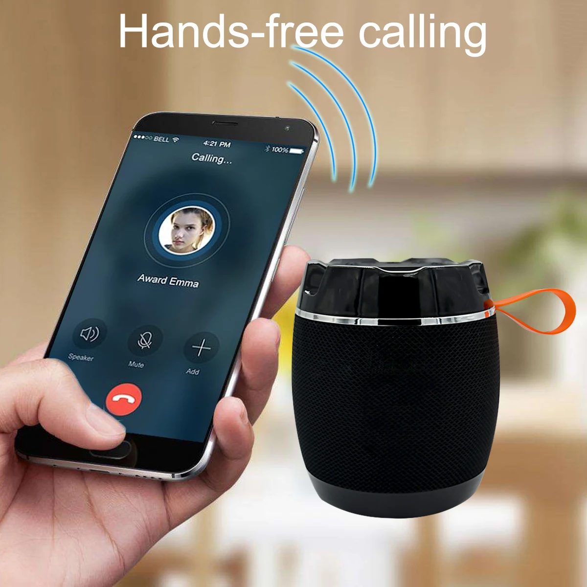 Портативный Bluetooth мини динамик беспроводной сабвуфер стерео звуковая коробка