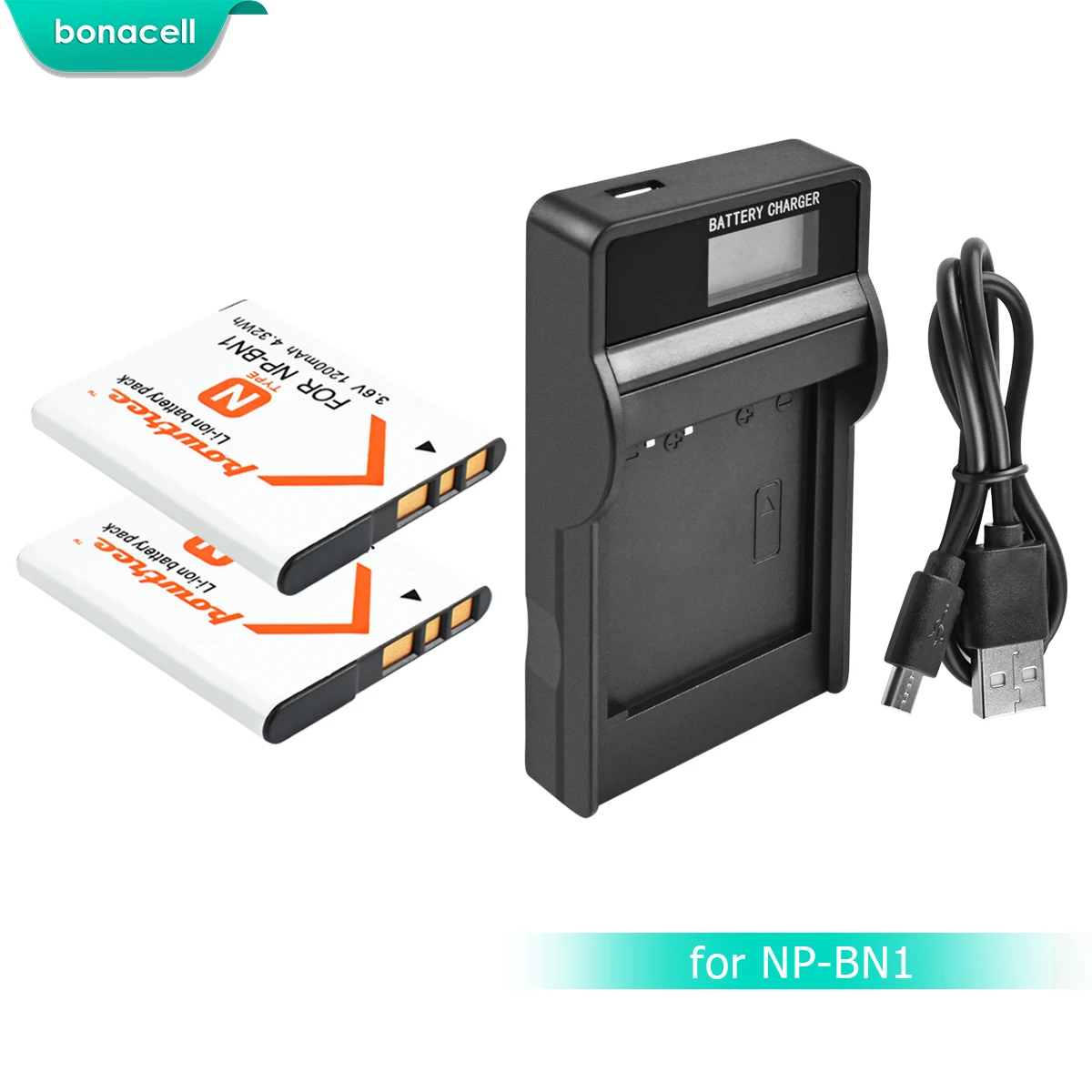 Bonacell 1200 мАч NP BN1 NPBN1 Аккумулятор для камеры + ЖК зарядное устройство Sony TX9 WX100 TX5 WX5C