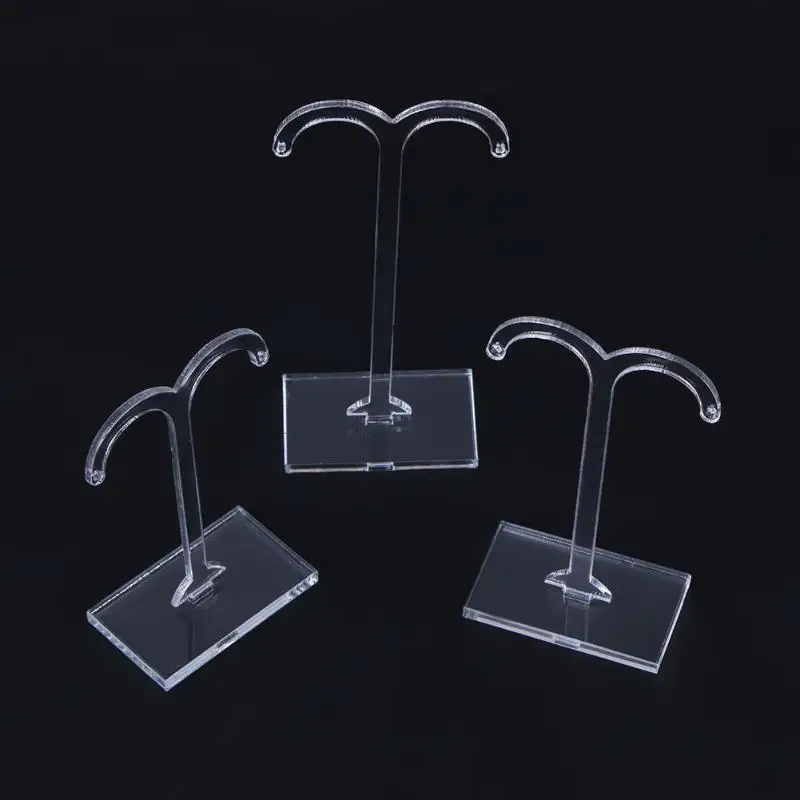 Новая распродажа оргстекло 3 шт. витрина для ювелирных изделий прозрачная серьга