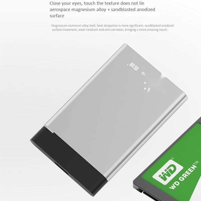 BLUEENDLESS 2 5 дюймов корпус для жесткого диска Sata внешний жесткий диск Корпус USB 3 1