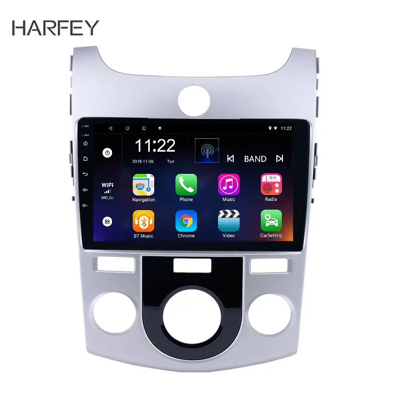 Harfey 2 Din Android 8 1/9 0 9 &quotстерео gps навигация четырехъядерный автомобиль радио для KIA