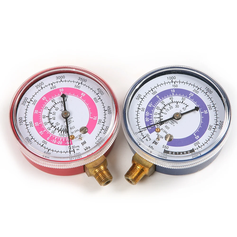 Автомобильный Кондиционер 2 шт. R410A R134A R22 хладагент низкий уровень давления PSI KPA RU