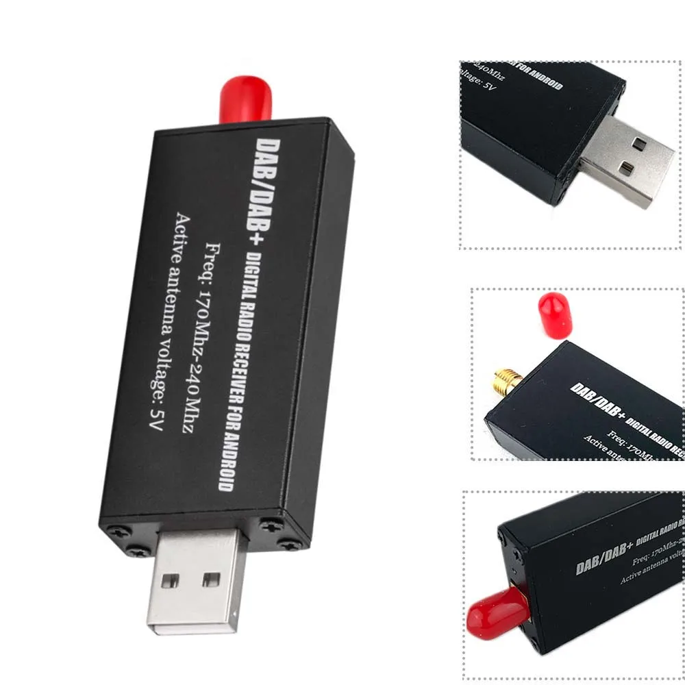 Портативный Dab/Dab + радиоприемник Dab коробка Usb цифровой Аудио вещания приемник для