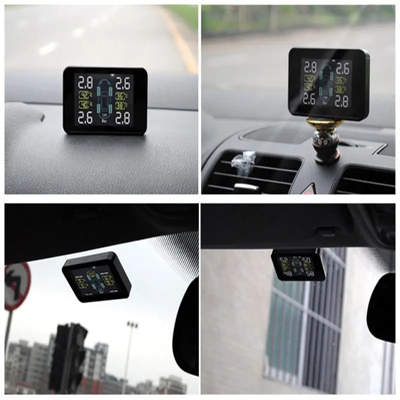 Автомобильные TPMS встроенные внешние датчики давления в шинах Автоматическая