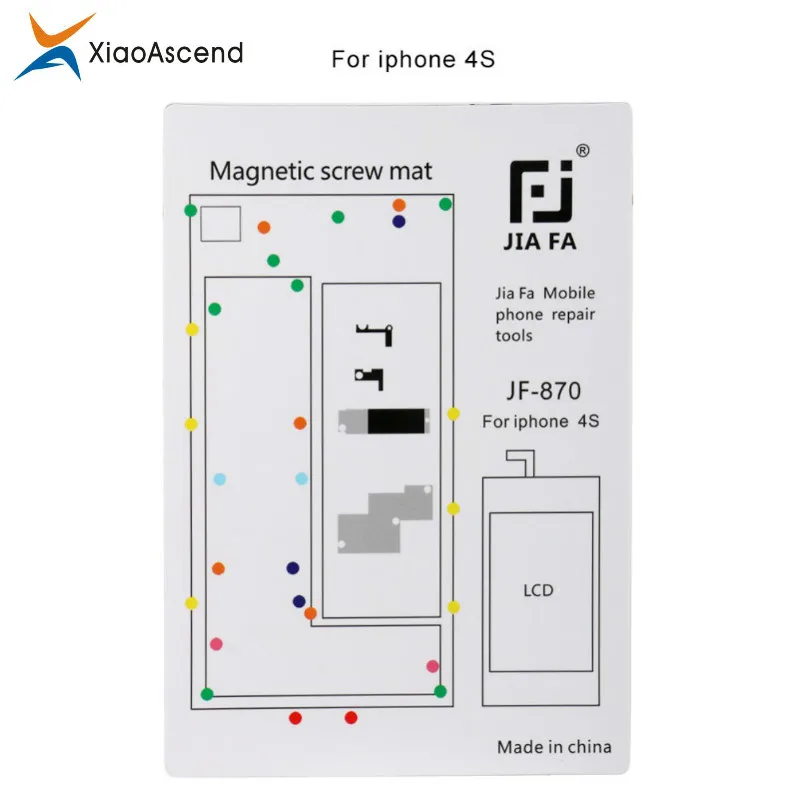 Магнитный винт коврик для iphone 4 4s 5 5s 6 6 plus инструмент для ремонта мобильного телефона Комплект