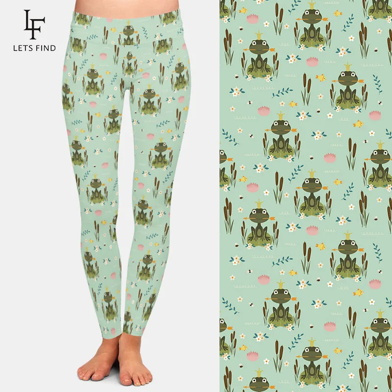 LETSFIND новое поступление с рисунками героев из мультфильмов рисунок лягушки принт