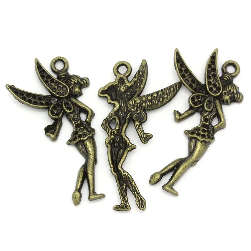 Doreenbeads амулет кулоны со сказочным цветком из античной бронзы, с кабошоном установка(подходит 0,5 мм(диаметр), 3,6x1,9 мм, 20 штук(K10188), yiwu