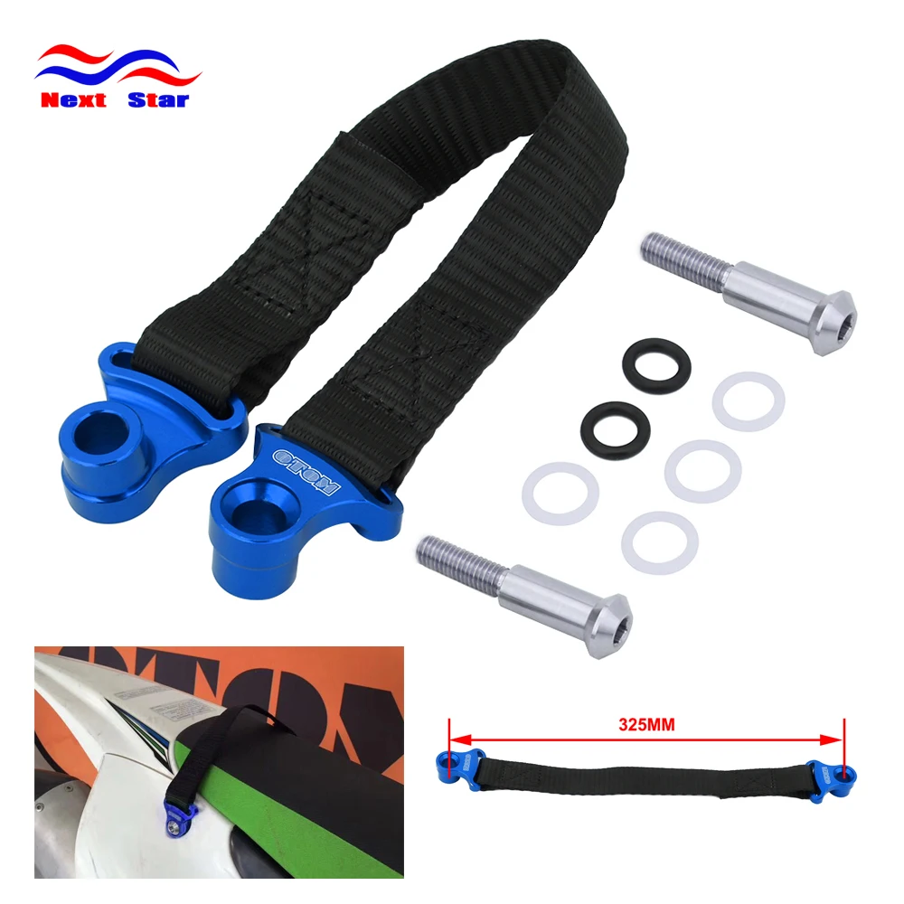 

Motorcycle Blue Rear Rescue Pull Belt Bundle Tie Lead Band For YAMAHA YZ250F YZ450F YZF250 YZF450 2014 2015 2016 2017 2018 2019