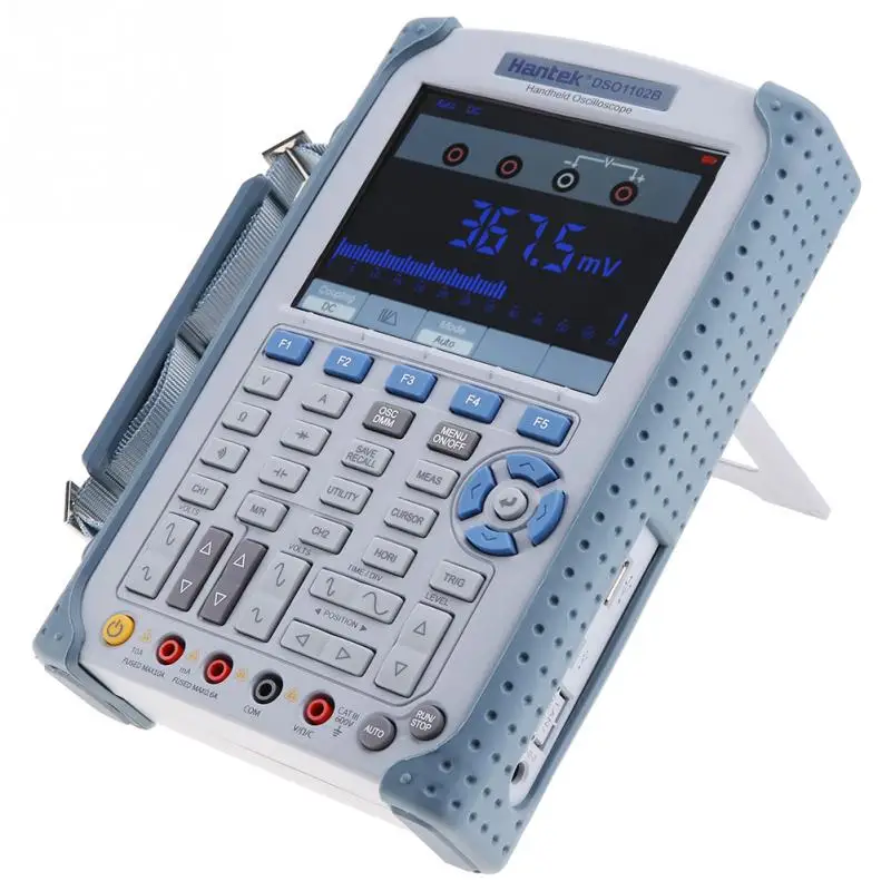 Hantek DSO1102B цифровой Ручной осциллограф 2CH 100 МГц 1GSa/s + мультиметр AC100 240V высокой