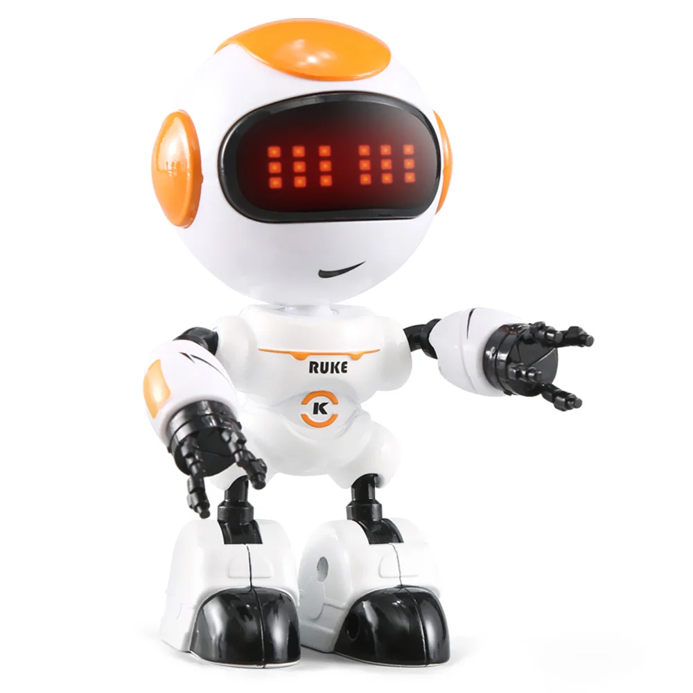 JJRC R8 Touch Sensing LED Eyes RC Robot Smart Voice DIY Body Gesture Model Remote Control Toy Interaction Function Robots |