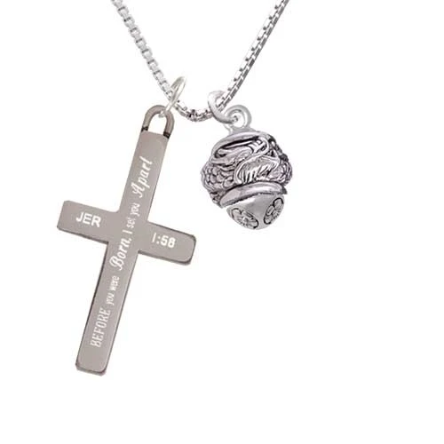 Antiqued Dragon Spinner - I Set You Apart Cross Necklace | Украшения и аксессуары