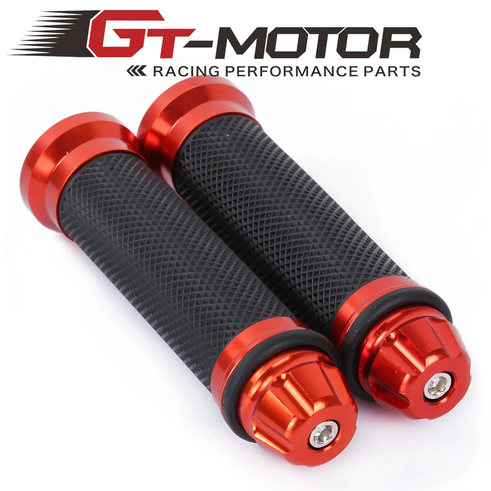 GT Motor -free shipping 22mm CNC Universal Motorcycle Handle bar / Handlebar Grips Fiber and aluminum Material | Автомобили и