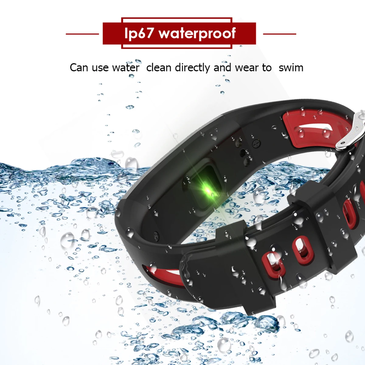VO412C Bluetooth Смарт часы сердечного ритма кровяного давления монитор Браслет фитнес