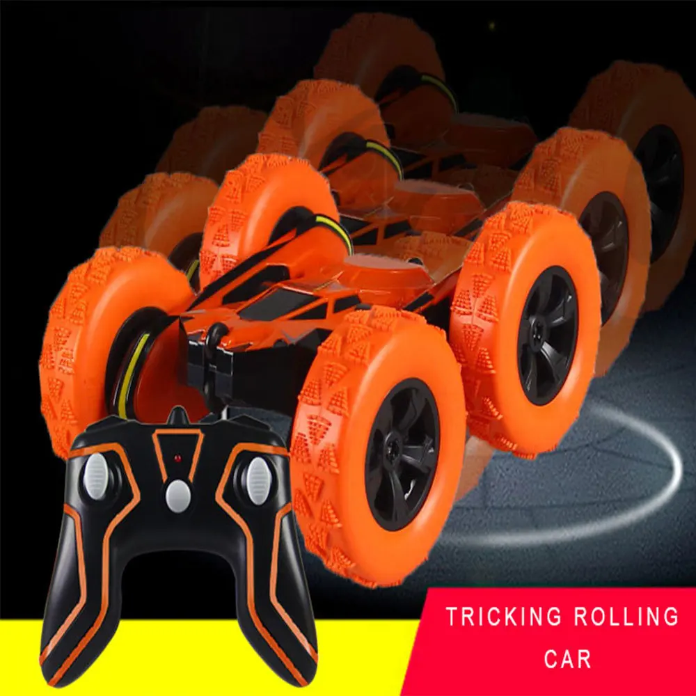 7 шт. RC Stunt Car Off Road Электрический гоночный автомобиль Двусторонняя 360 градусов