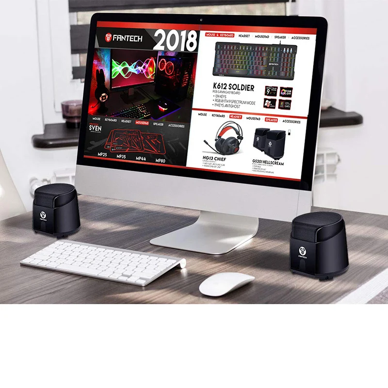 FANTECH Gs201 Pc динамик маленький Usb источник питания 6 Вт мощный выход ПК/ТВ/МП