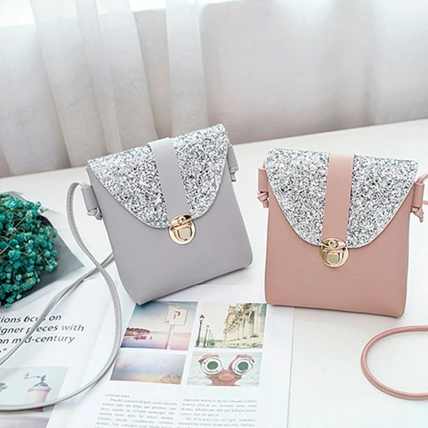 Vsen/женские небольшой bling сумка женская мини юбка для девочек сплошной цвет
