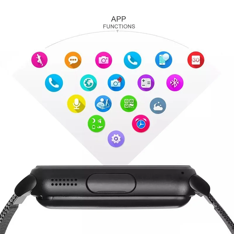 Z60 Смарт часы с sim картой TF Bluetooth вызовами металлический спортивный браслет из