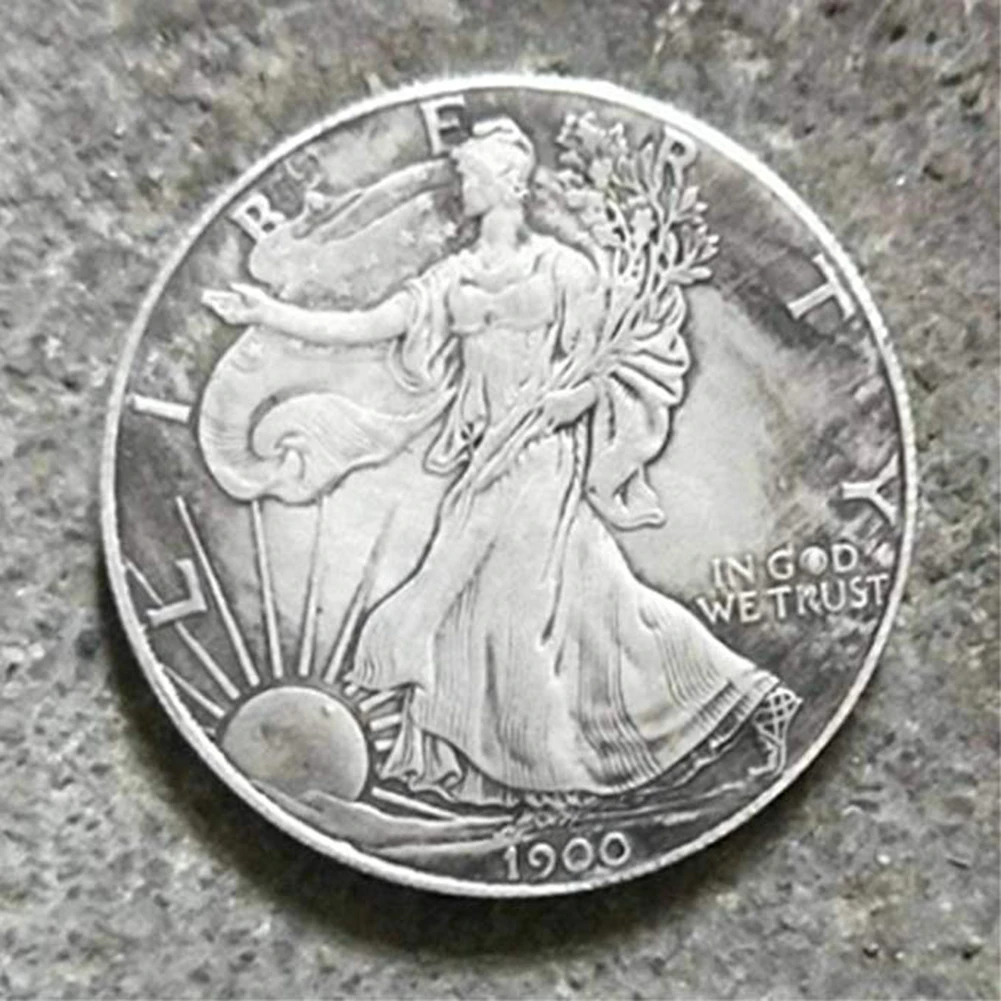 Retro 1900-style We Trust in God Commemorative Coin Collecting Souvenir Gift Non-currency Coins New | Дом и сад