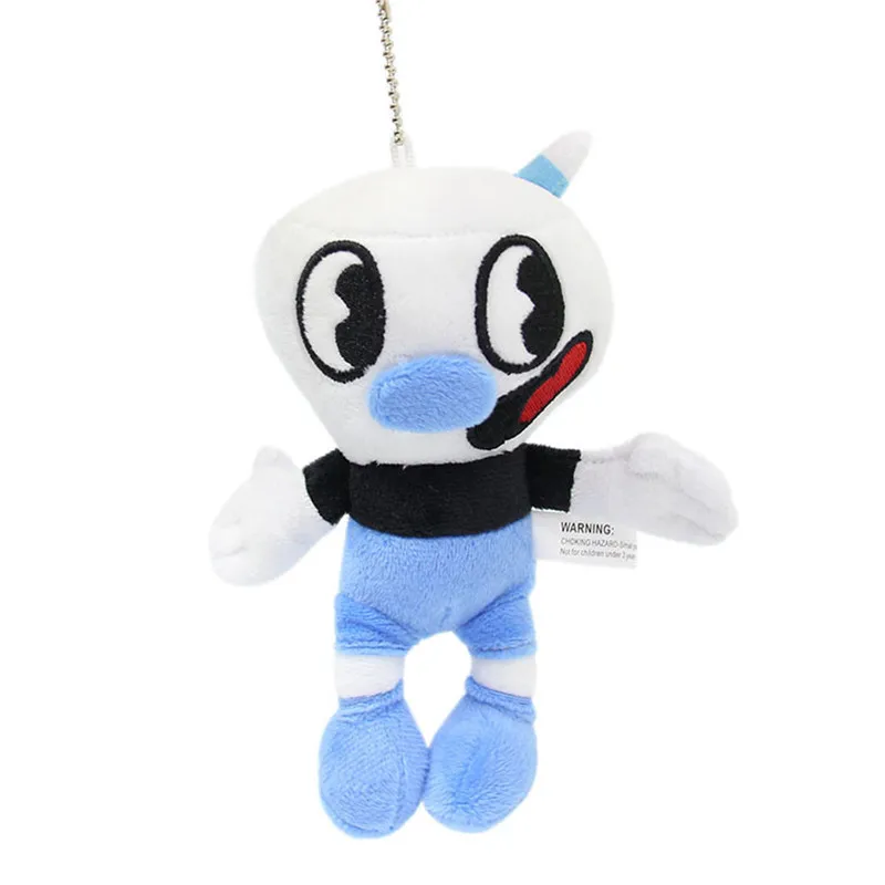 Cuphead плюшевая игрушка игра Mugman фигурка куклы сумка кулон 16 см для