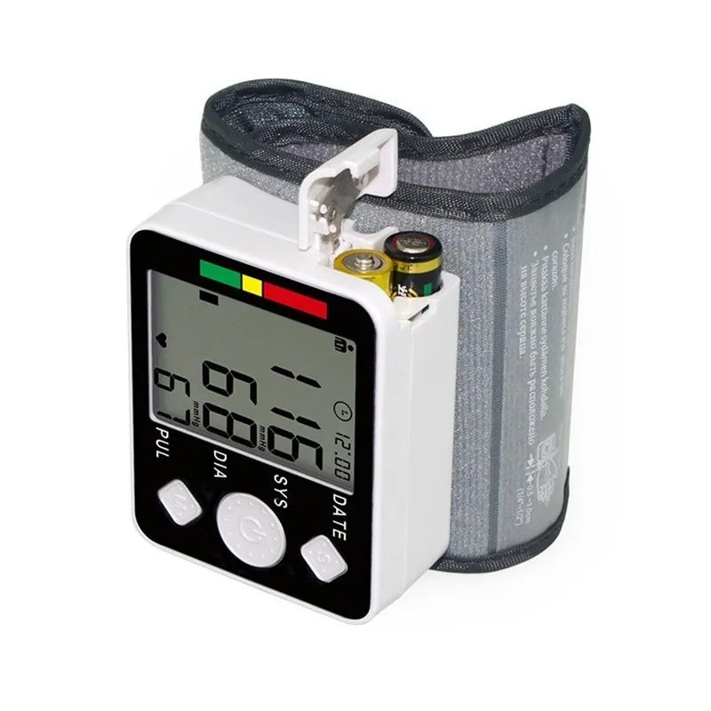 Тонометр высокой четкости Digitale Manchet Lcd-scherm Pols Bloeddrukmeter кровяное давление apparaat Hart Hartslag Meter Tensiometer