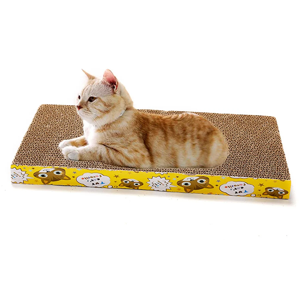 Игрушка гофрированная бумага ковер играть плоская коробка кошачья Когтеточка