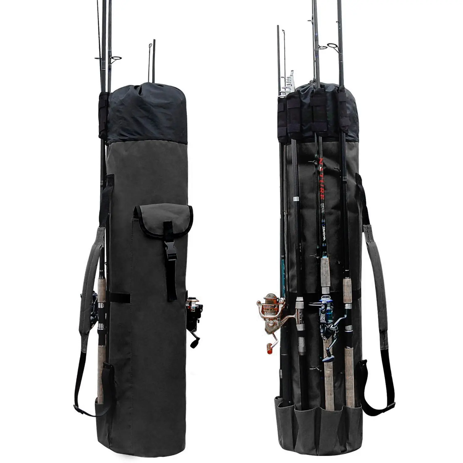 SEWS-Fishing Rod Carrier Fishing Reel Organizer Pole Storage Bag For And Traveling A Gift Family Father Daughter | Спорт и