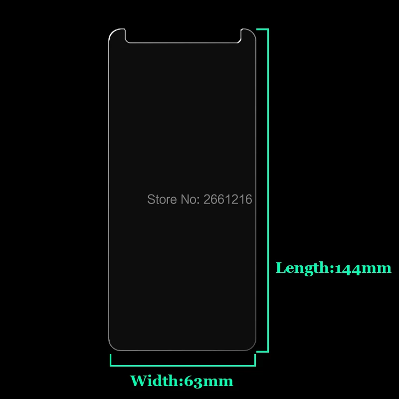 2 шт./лот для Homtom C8 переднее жесткое закаленное стекло 9H 2.5D Премиум Защита экрана