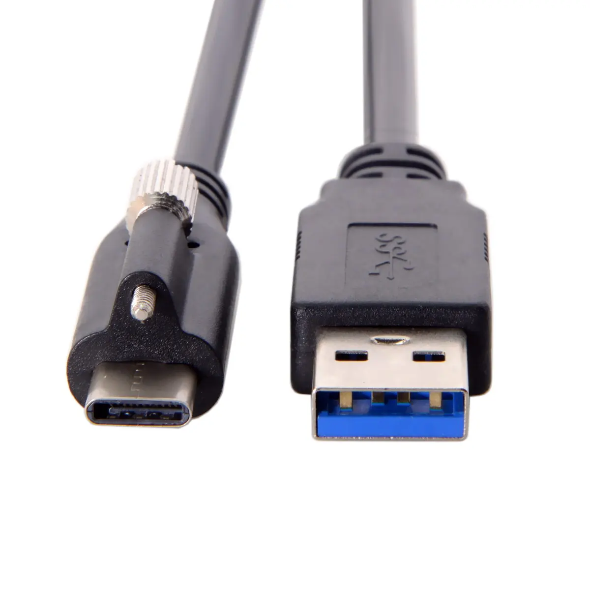 USB C 3 1 тип c запорный соединитель к стандартному USB3.0 Дата кабель с винт крепления