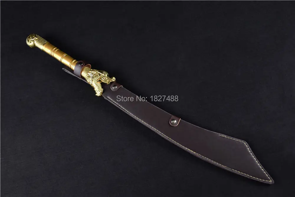 Китайский KungFu Dragon Dao меч ушу Broadsword сильный клинок из марганцевой стали Острый