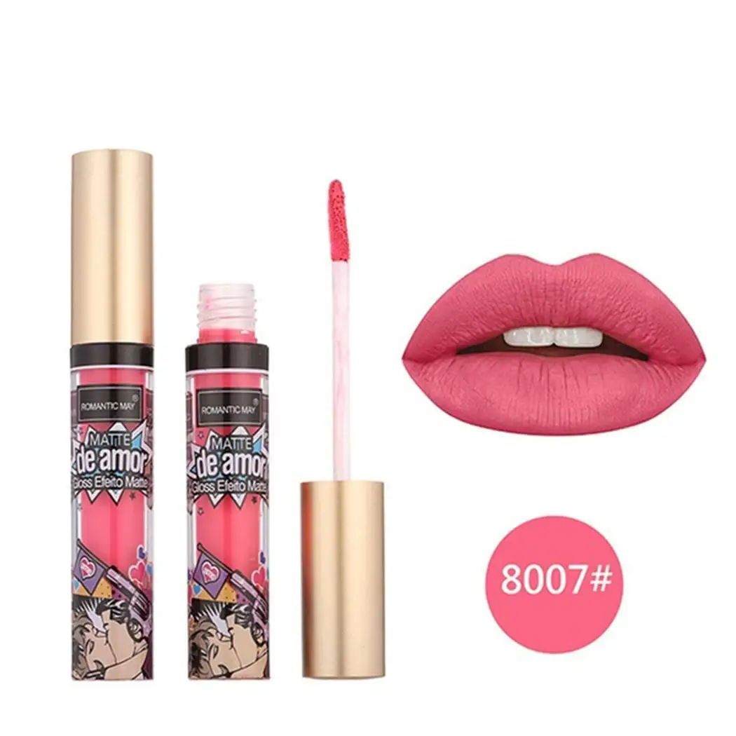 12 Colors Women Non Stick Cup Long Lasting Moisturizing Casual Party Club Street etc Lip 10ml Gloss | Красота и здоровье