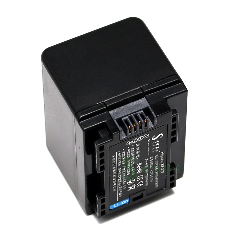 Аккумулятор BP 727 для Canon LEGRIA HF R86 R806 R76 R706 R66 R47 R48 R406 R36 R38 R506 M52 M60 совместимый с 709