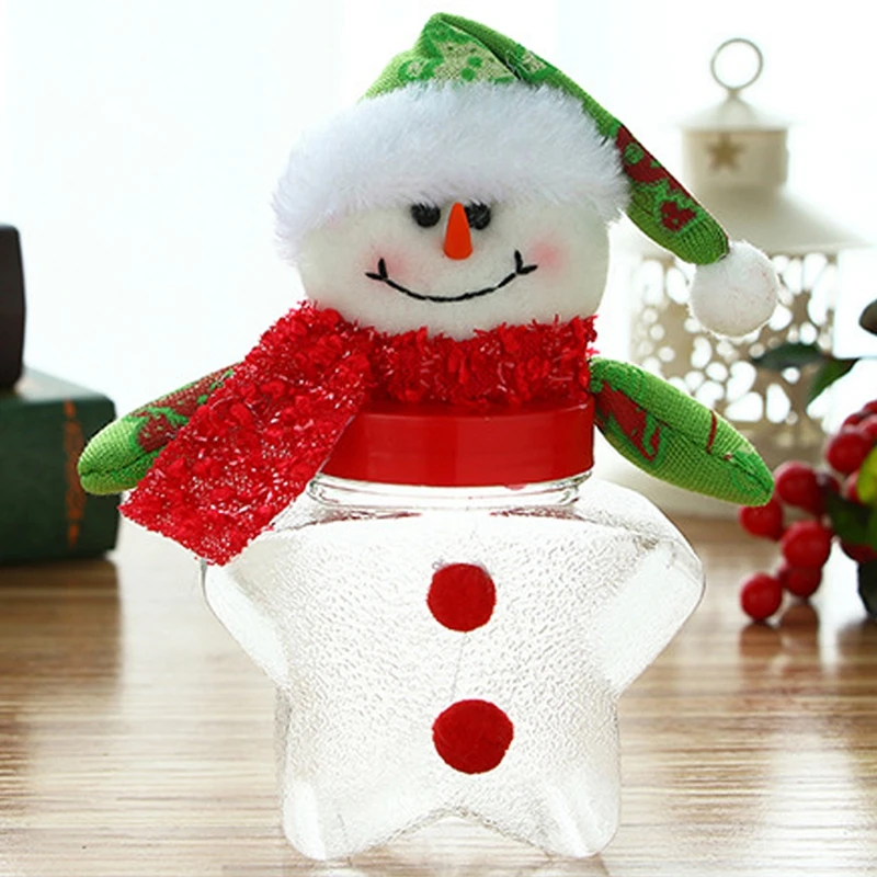 1 шт. Рождественская коробка для хранения конфет бутылка Рождественский Декор