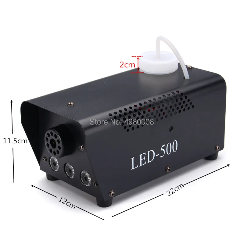 Синий цвет 500 Вт LED Fogger/DJ диско-бар сценическая светодиодная дымовая