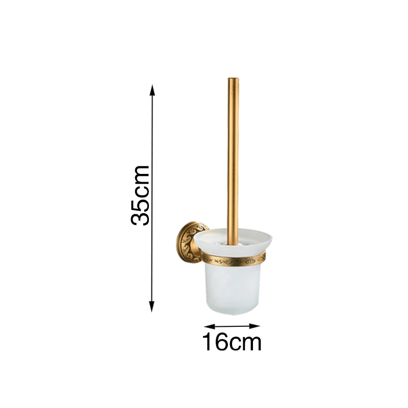 Держатели для туалетных щеток без гвоздей античные бронзовые аксессуары ванной